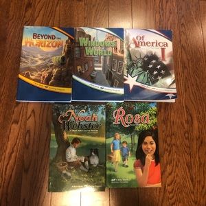 Abeka 5th grade readers in good condition